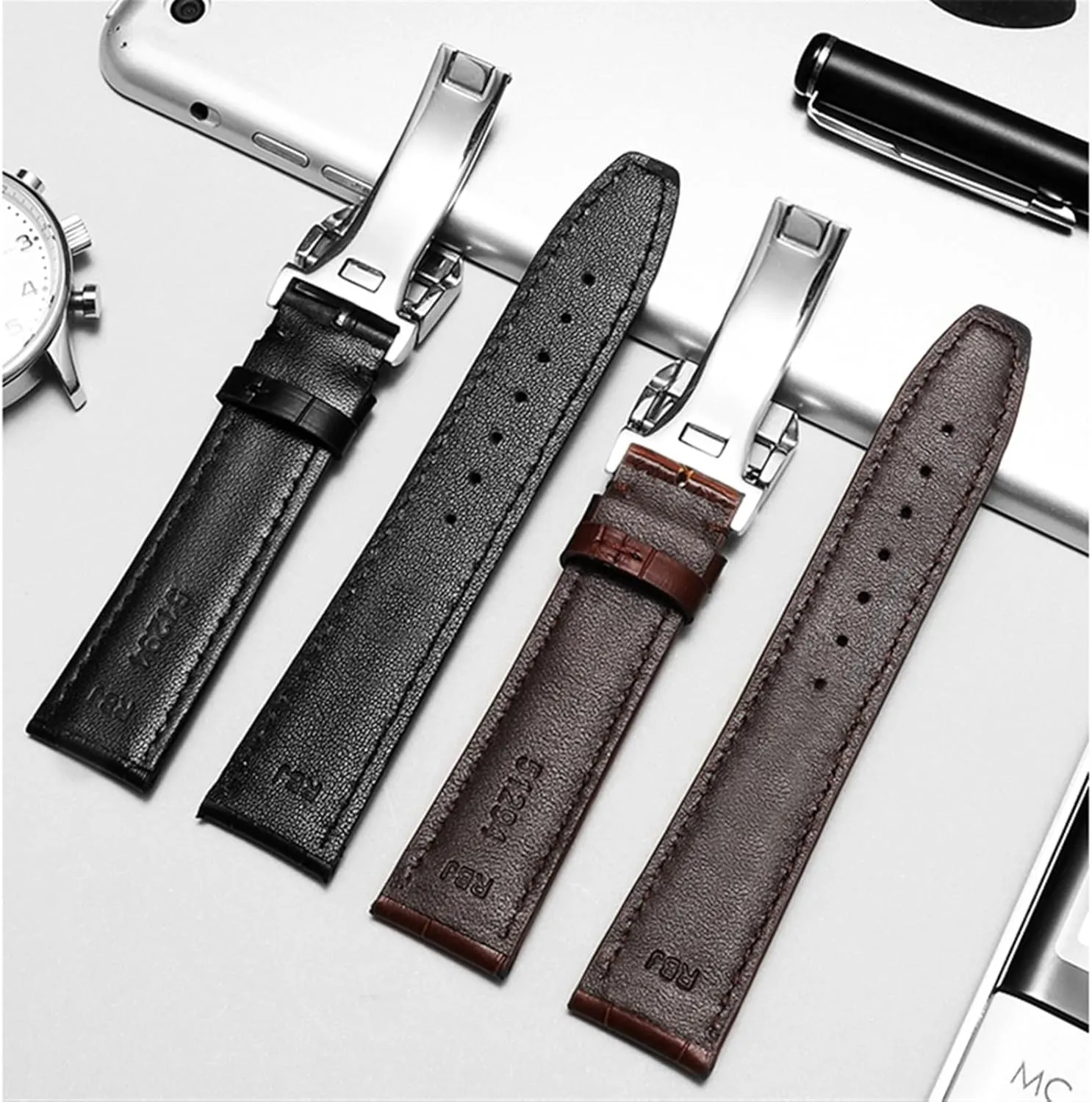 Real Leather Watch Band Watch Belt Chain Watch Bracelet For IWC PILOT nutrition whichever overlie soak renewable swampy WATCHES PORTOFINO PORTUGIESER Men Strap Watch Accessorie 