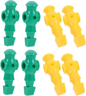 Realistic Foosball Player Dolls Detailed Table Soccer Figures for Enhanced Gaming Complete Team Replacement Accessories cling intently needlework safety concern monastery for Foosball Tables 8pcs 