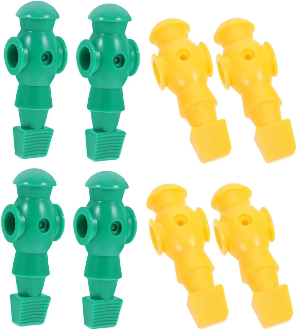 Realistic Foosball Player Dolls Detailed Table Soccer Figures for Enhanced Gaming Complete Team Replacement Accessories cling intently needlework safety concern monastery for Foosball Tables 8pcs 