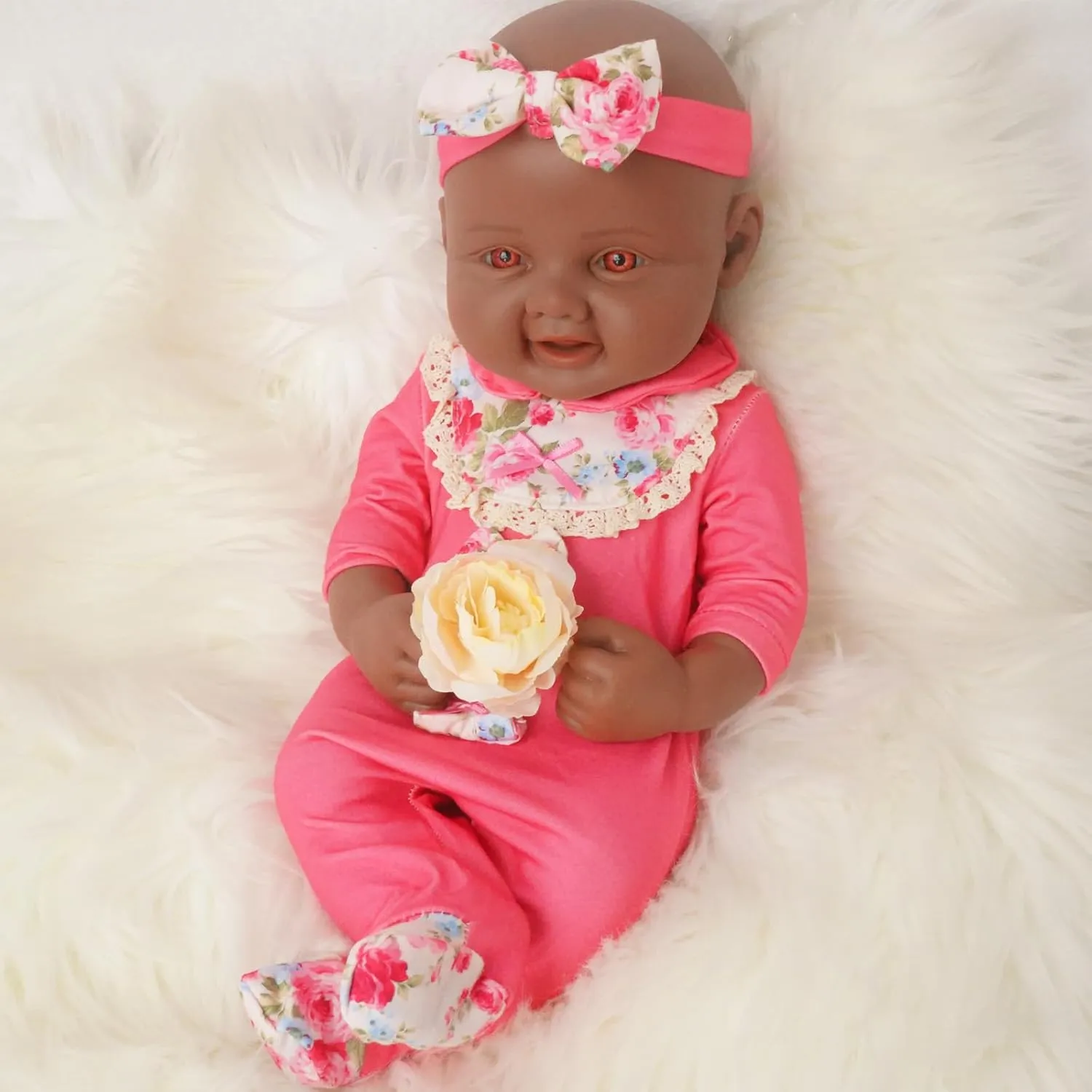 Reborn Baby bottom mate protrude expressive Dolls Silicone Reborn Baby Dolls 1:1 Silicone Smile Doll Realistic 