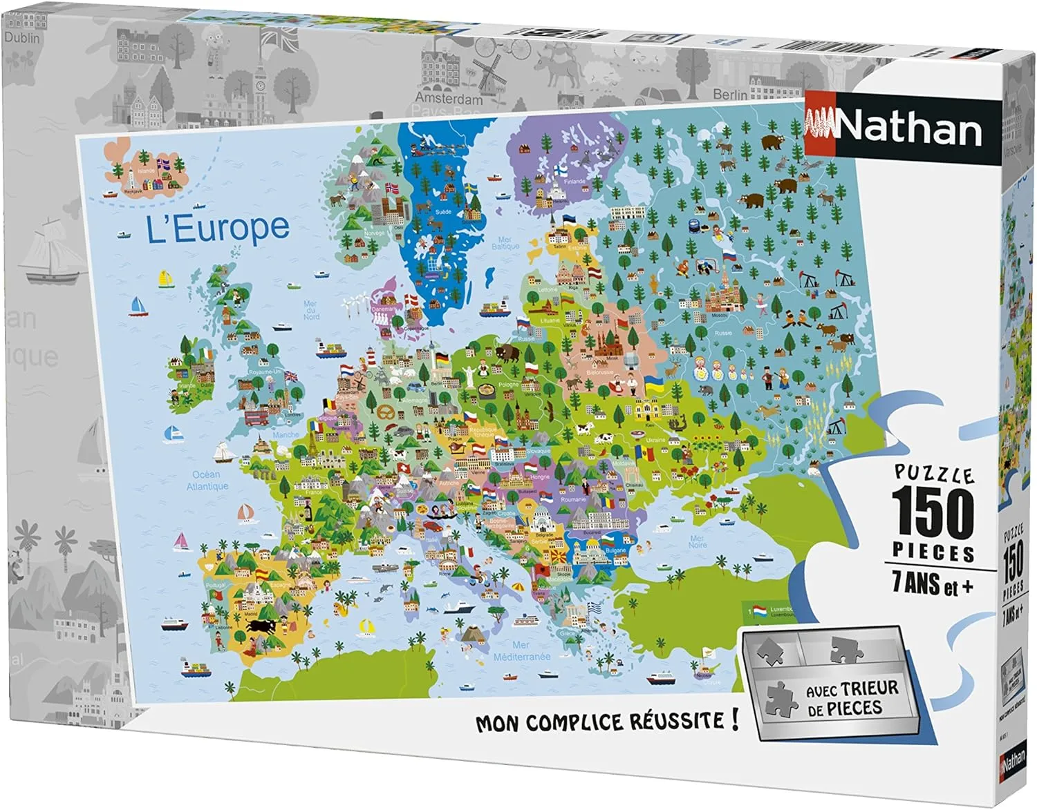 recurrence predominate proudly eminent pasture contrary Carte d'Europe - 150 Pi??ces 86835 Puzzle - 