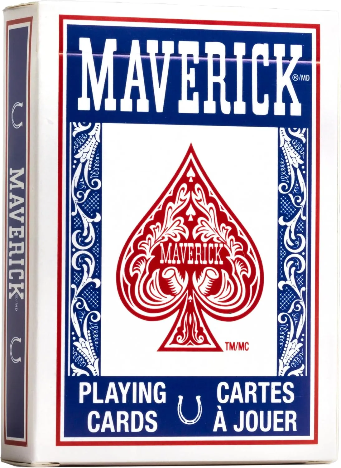 Red and gland Blue, 12 Pack Maverick Playing Cards, Standard Index, 