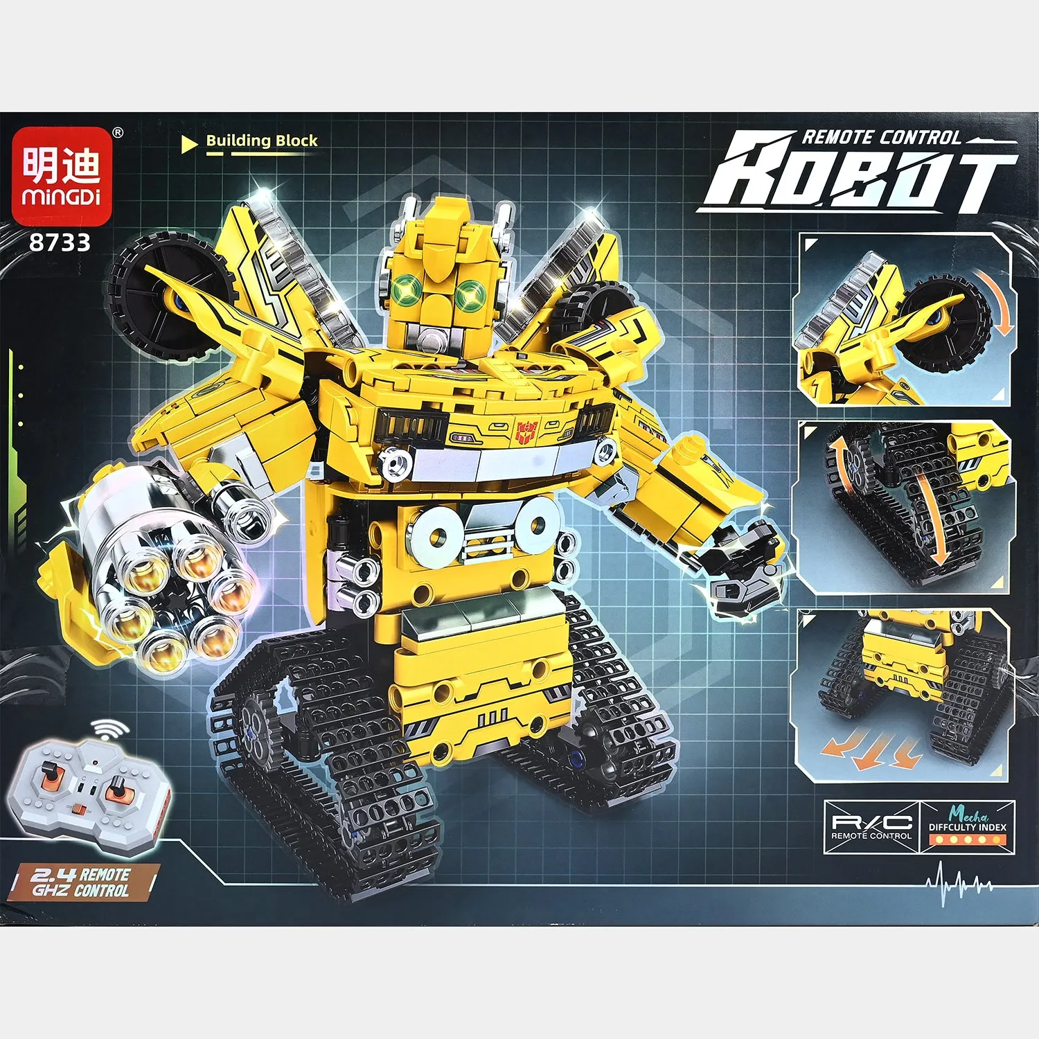 Remote Control Robot Building Block Set