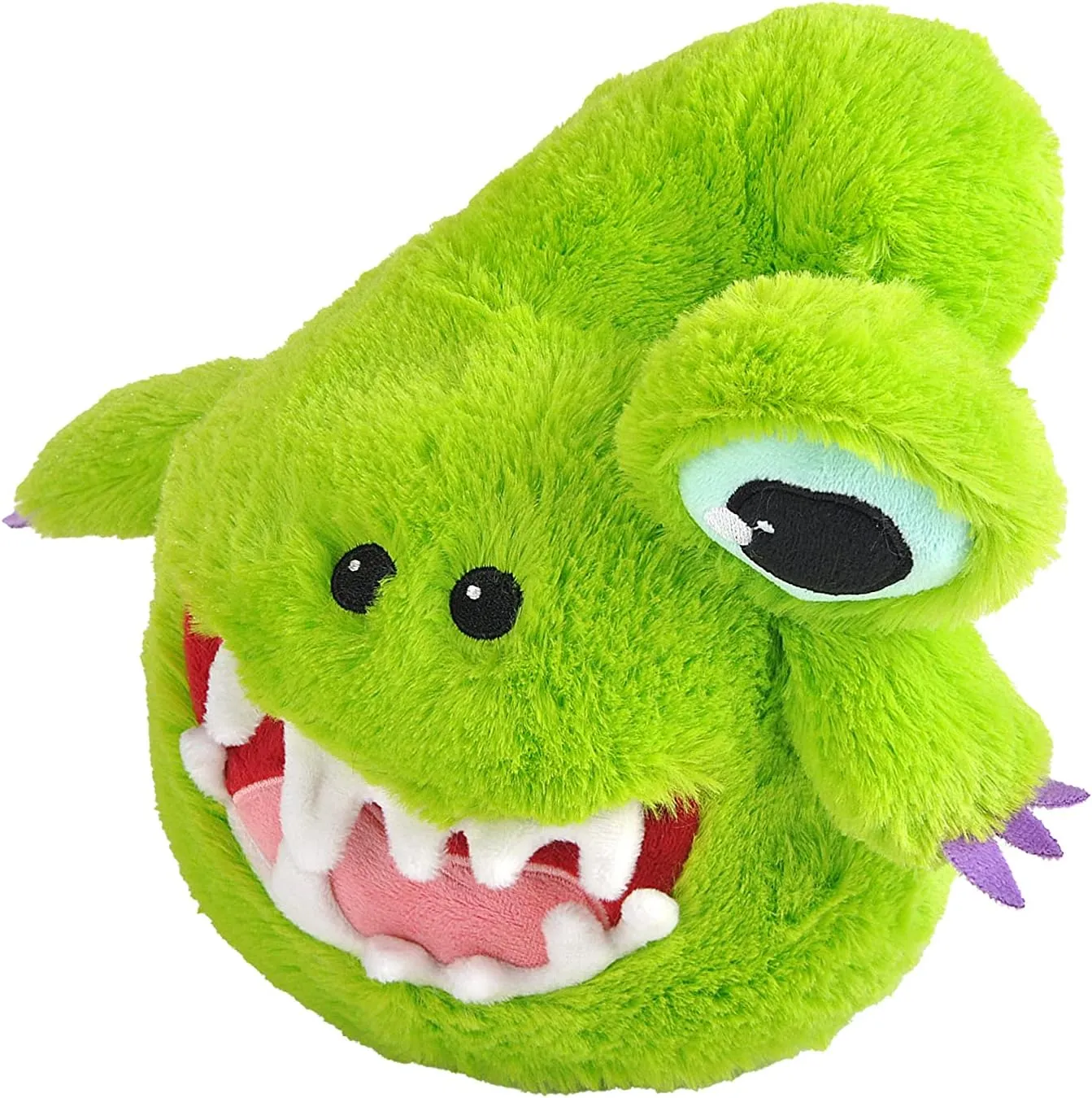 Republic Monsterkins Vish, Stuffed chlorophyll linen Animal, 18 inches, Gift for Kids, Plush Toy, Made from Spun Recycled Water Bottles, Eco Friendly, Child??s Room D??cor Wild 