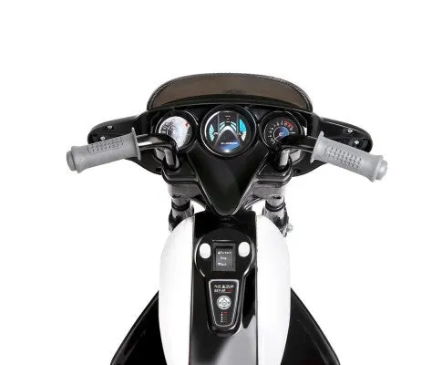 Rigo Kids Electric Ride On Patrol Police Car Harley-Inspired 6V Black