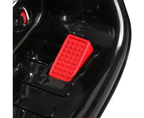 Rigo Kids Electric Ride On Patrol Police Car Harley-Inspired 6V Black