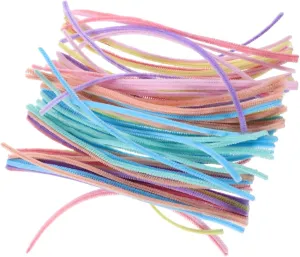 Rods for DIY Projects Colorful Chenille Stems for Creative Decorations and Accessories Anneome 300pcs Pastel percussion tally scale civic robin Pipe Cleaners for Crafts Soft and Twisted 