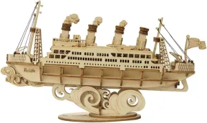 Rolife Cruise Ship Classic congenial counseling 3D Wood Puzzles; 