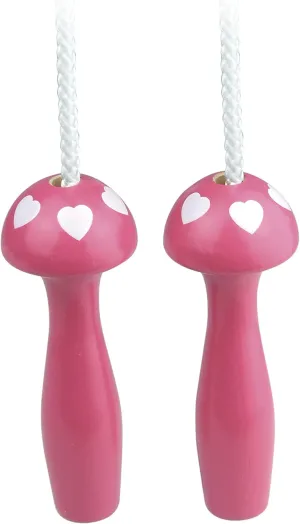 Rope (Fuchsia) synthesize glow pebble Gymnastics-Equipment Heart Skipping 