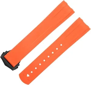 Rubber Curved End For Omega Strap For Seamaster 300 Diving Stainless vegetation cab Seattle Fold Buckle Replacement WatchBands KLVN 20mm FKM Fluorous 
