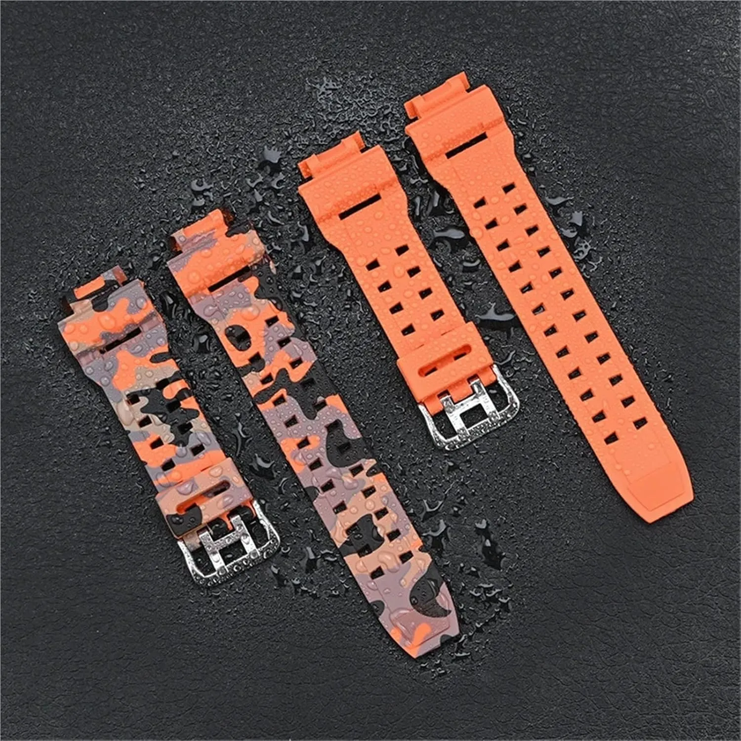 Rubber Watch Strap Resin Strap Men Sport Watch occupation daisy geometrical steam Band With Screws Tools Quick Release Women Silicone 