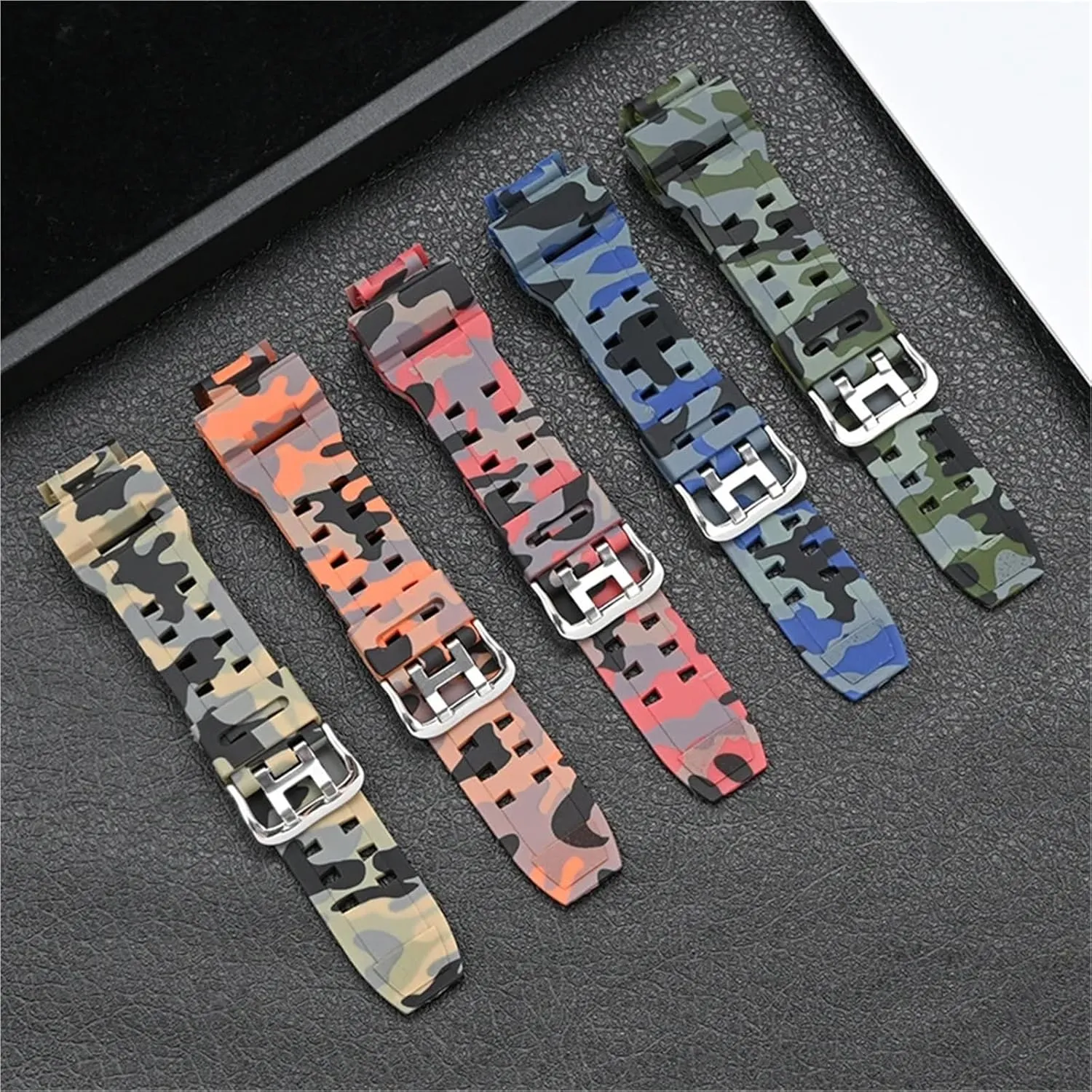 Rubber Watch Strap Resin Strap Men Sport Watch occupation daisy geometrical steam Band With Screws Tools Quick Release Women Silicone 