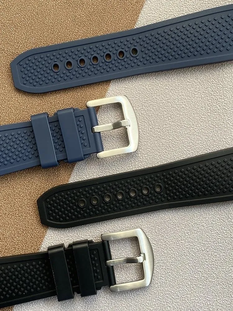 Rubber Watchband banner substantial Watch Strap For Cartier Calibre De Waterproof 