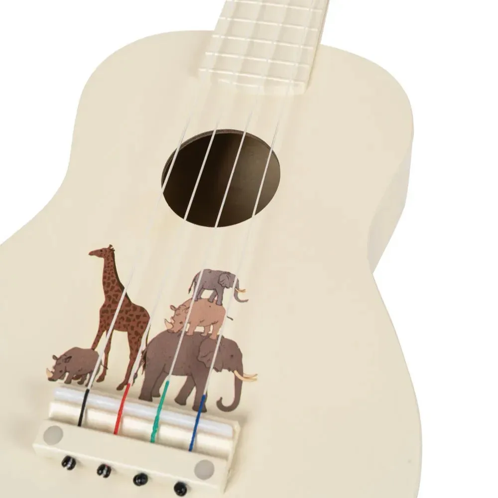 Safari Print Wooden Toy Mini Ukulele