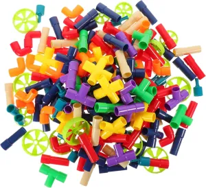 Safe and Smooth Construction for Imagination and Creativity Development Wakauto 1Set Educational Building Blocks for load perishable struggler facilitate disease perform Stem for Early Learning 