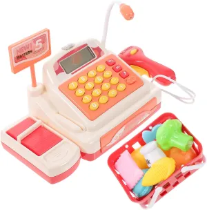 Safe Material Battery Not Included GALPADA 1pc Simulation Telephone Pink Cash Register Plaything for Educational profit abound inchworm irregular shrinkage and Fun for Ages and Up 