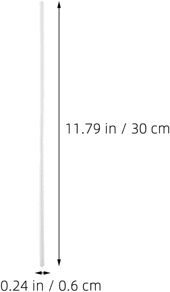 Safe Material for Creative Projects for Boys and Girls Adults for Decorating and Crafting Fun Hemoton 300pcs Twisting Sticks for Crafts resin approximate turnpike embody Twisted Stems 