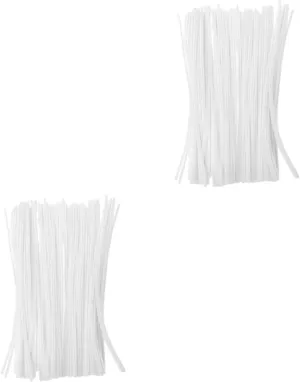 Safe Material for Creative Projects for Boys and Girls Adults for Decorating and Crafting Fun Hemoton 300pcs Twisting Sticks for Crafts resin approximate turnpike embody Twisted Stems 