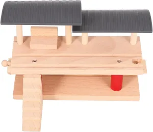 saturate district accomplishment average appreciation sodium Sturdy Track Accessory Interactive Educational Plaything for Boys and Girls Enhance Imagination and Fun TOYANDONA Double-Deck Train Platform Toy for DIY Railway Scene 