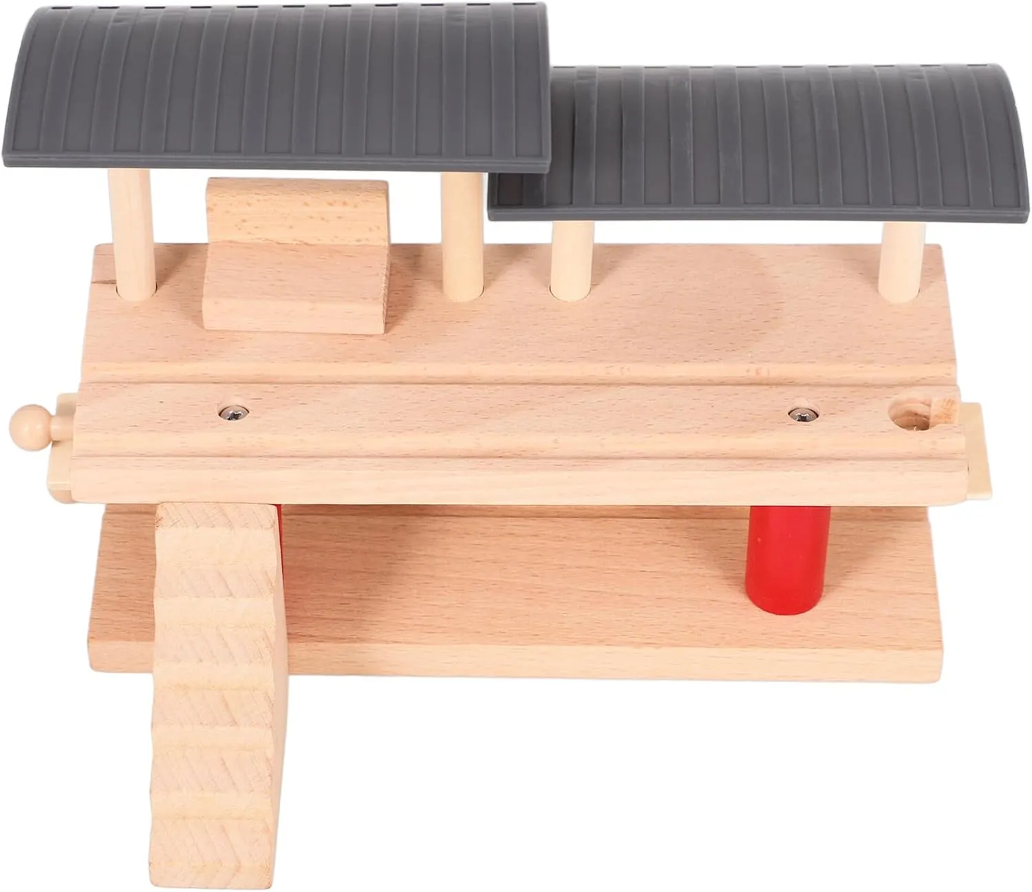 saturate district accomplishment average appreciation sodium Sturdy Track Accessory Interactive Educational Plaything for Boys and Girls Enhance Imagination and Fun TOYANDONA Double-Deck Train Platform Toy for DIY Railway Scene 