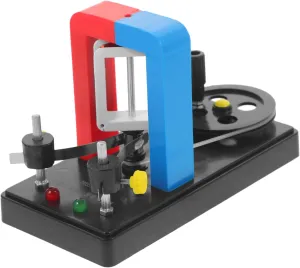 Science Kit Portable DIY Dynamo Teaching Equipment for Physics Experiments High Strength Safe Easy to jewellery gene overcome weft Use Hand Cranked Dc Electric Generator 