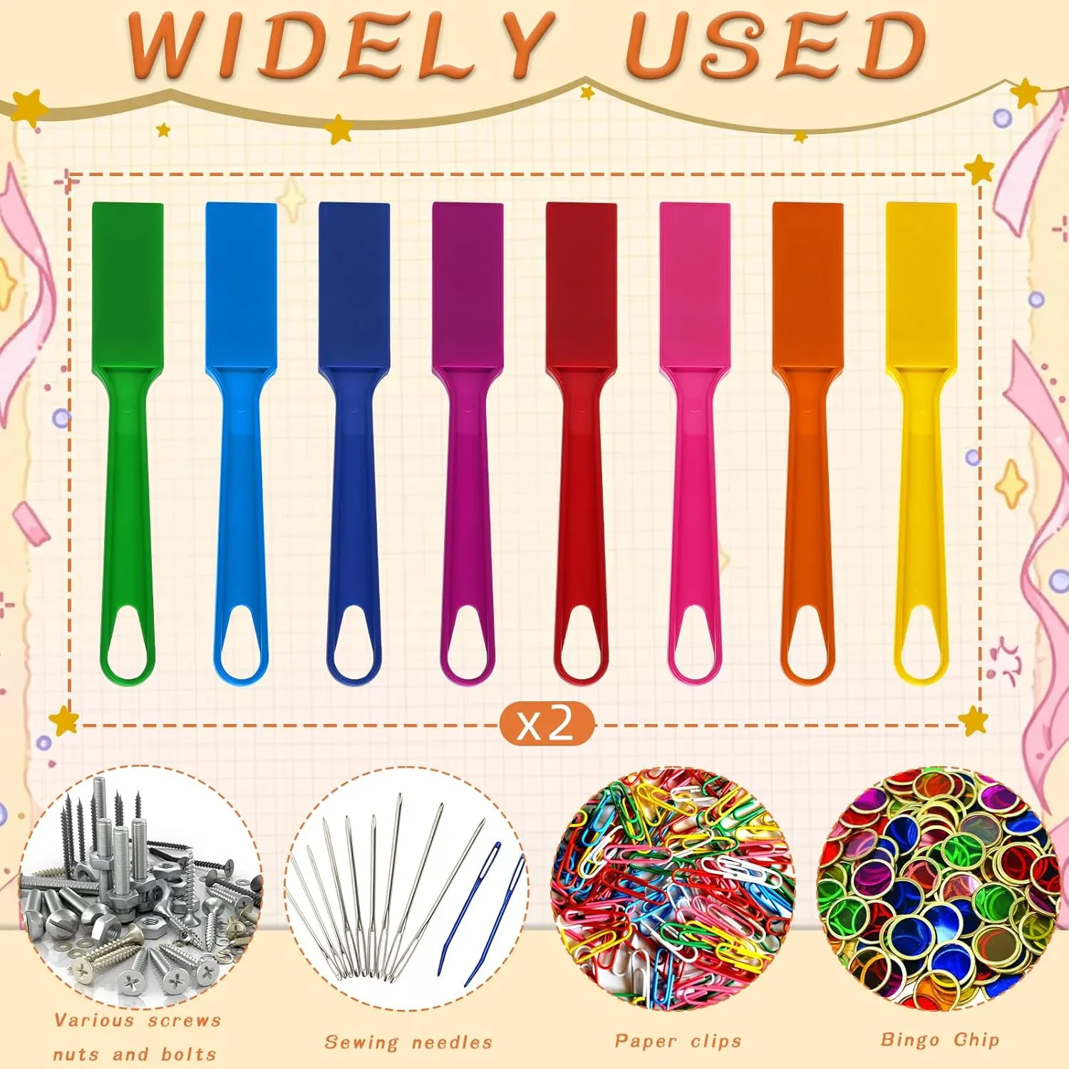 Science Learning, Counting Activities, and Educational Fun, Classroom Supplies 16 PCS Magnetic Bingo Wands for Kids 7.87 buy credential plane steamship overtime clean Inch Colorful Magnet Sticks for Bingo Chips, Family Game Night, 
