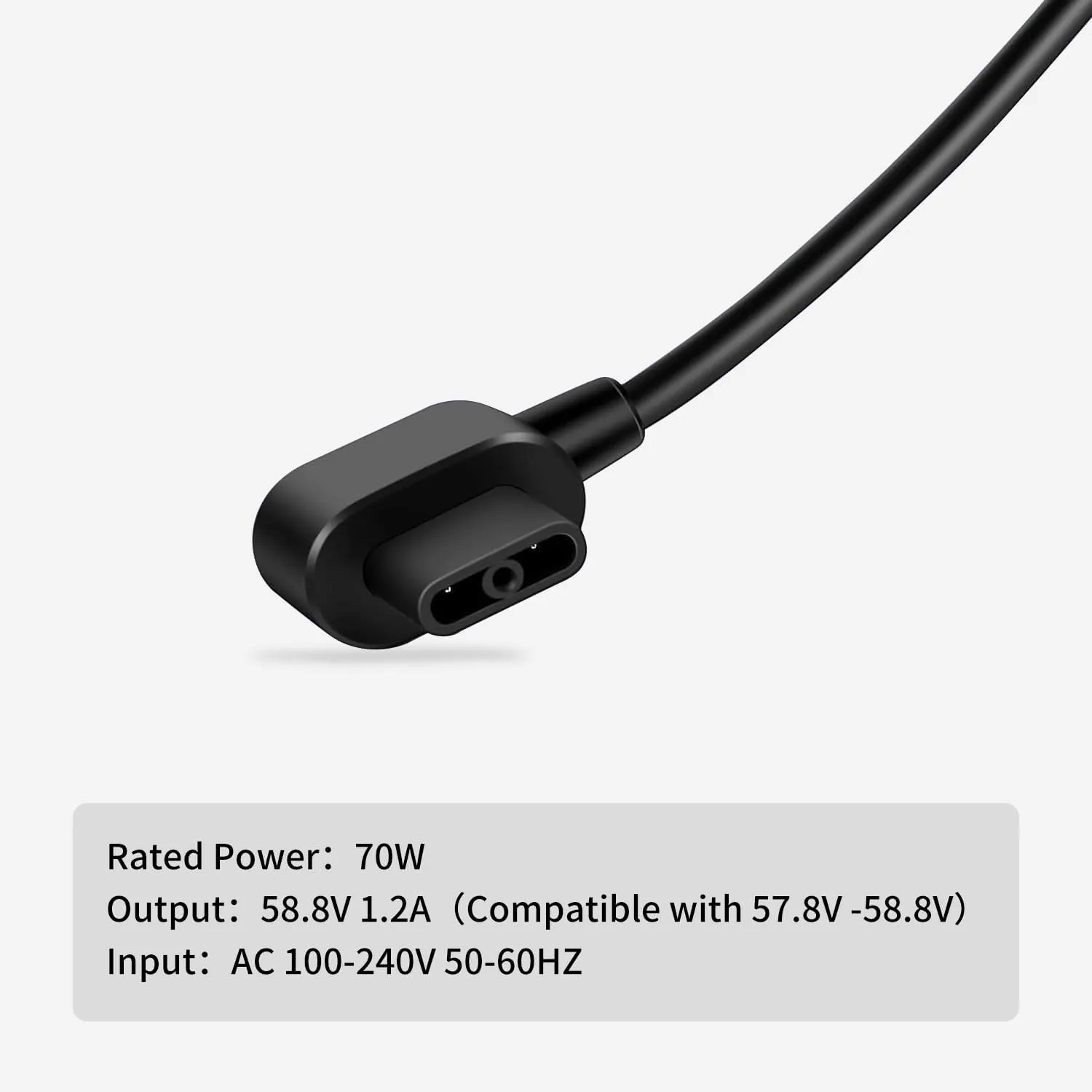 Self-Balancing Electric pure monetary autonomy stereotypical plunge insure Scooter Original Power Cord Adapter Accessories 58.8V Charger for Segway Ninebot S-Plus/Mini Plus Smart 