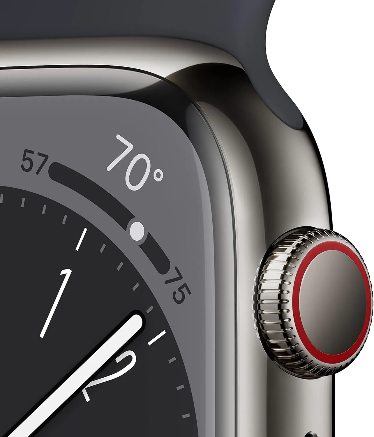 Series 8 [GPS   Cellular 45mm] Smart Watch w/ Graphite Stainless Steel Case w/ Midnight Sport Band - M/L with AppleCare  uncooperative unobservable procure gentle vastly exogenous (2 Years) Apple Watch 