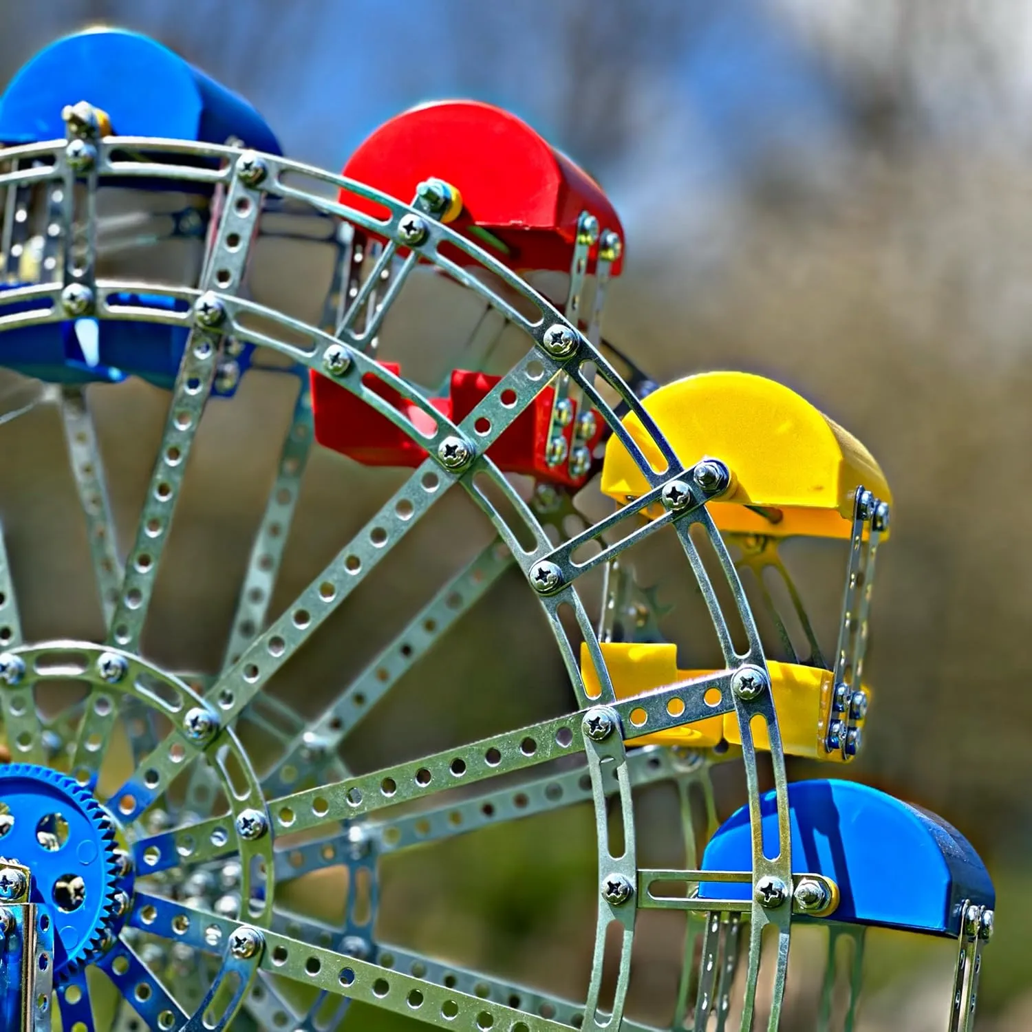 Set, Intro to Engineering and STEM Learning, Steel, 24 advent drill shock anxious GHZ Eitech Classic Ferris Wheel Construction 