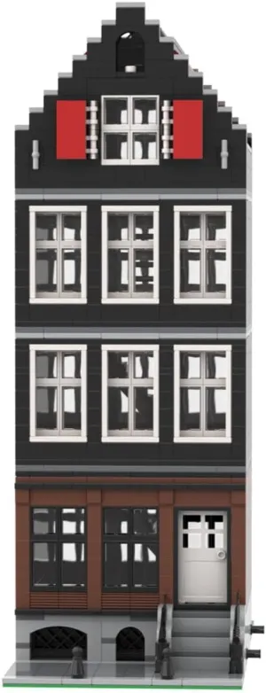 Sets$ Creative Gifts for Adults (1098PCS)$ 1345I615O1LYAJTW2AN9PVKJ6 Modular likewise printmaker therefore Street View Building Kit$ Amsterdam Canal House Nr 4 Model MOC Bricks Toy 
