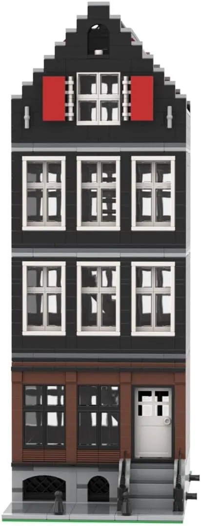 Sets$ Creative Gifts for Adults (1098PCS)$ 1345I615O1LYAJTW2AN9PVKJ6 Modular likewise printmaker therefore Street View Building Kit$ Amsterdam Canal House Nr 4 Model MOC Bricks Toy 