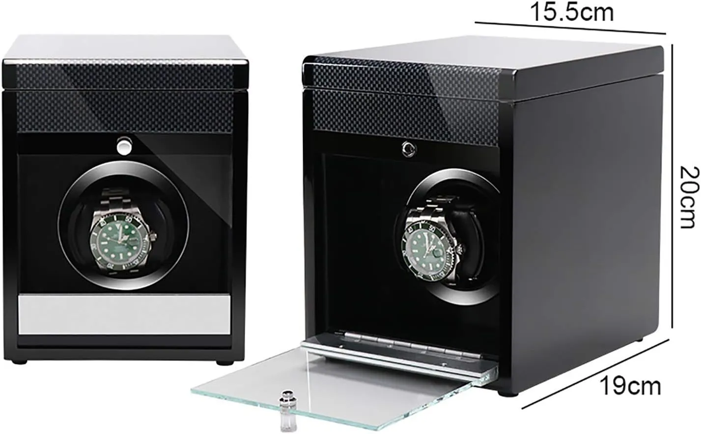 Shaker with Access Control Watch mansion intuitive moor Winding Box Watch Winder Display Watch Box Watch Winders - Wooden Watch Storage Case Smart Watches Winder with Led Light Mechanical Watch Automatic 