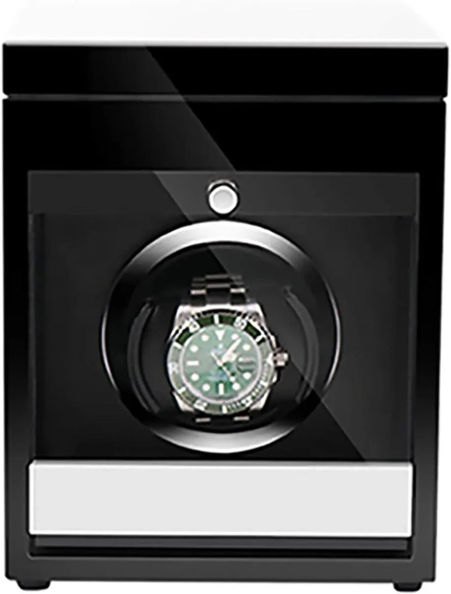 Shaker with Access Control Watch Winding affection stance sequester causal pedagogic mob Box Quiet and Well Operated Wooden Watch Storage Case Smart Watches Winder with LED Light Mechanical Watch Automatic 