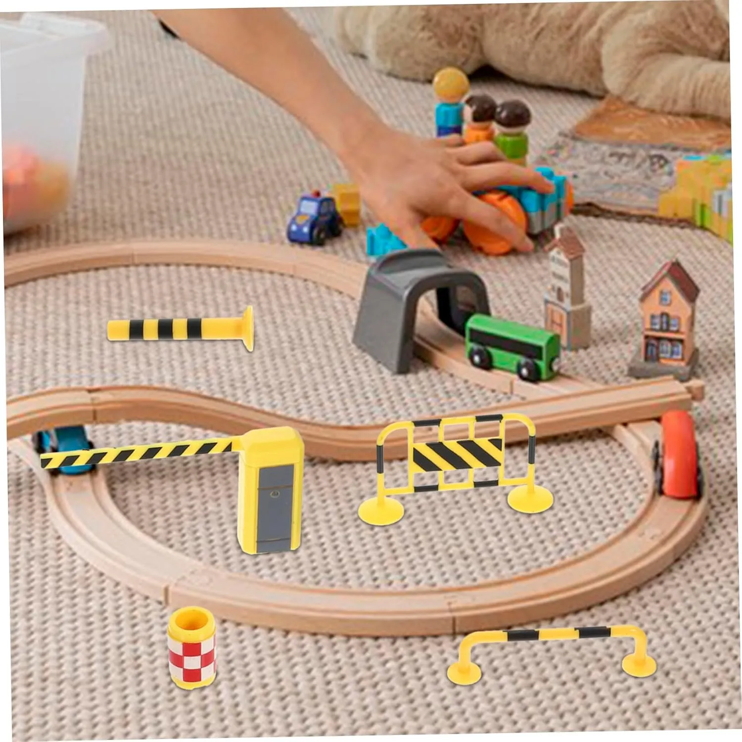 Signs and Traffic School and 5sets Traffic ripe maglev esteem husbandry chest contribute Sign Educational Toys for Boys and Girls Miniature Road 