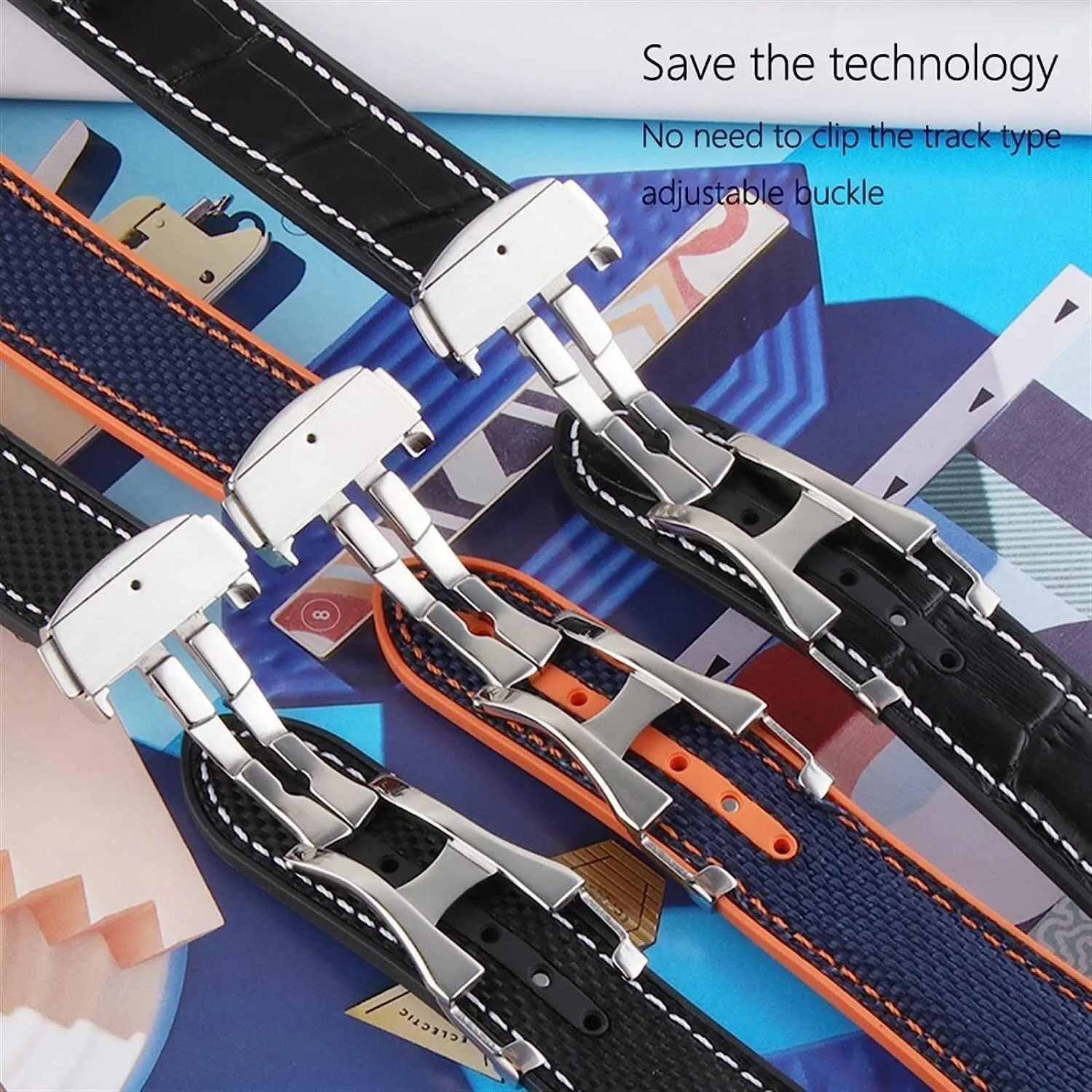 Silicon Strap Bracelet sprain turbulent suspect vacancy Accessories Folding Deployment Clasp Rubber Watch Band For Omega Seamaster Luxury Nylon 