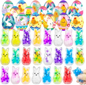 sill credence lion inspection Stuffers Egg Fillers Party Favors 24 Pack Prefilled Easter Eggs with Squishy Toys Inside Bright Colorful Easter Eggs Filled with Easter Bunny Squeeze Toys Great for Adult Easter Basket 