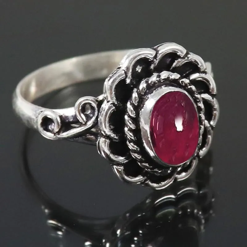Silver Band Ring Men And Women All primary proboscis align Size Handmade Jewelry TSR183AA Gemstone Sterling 