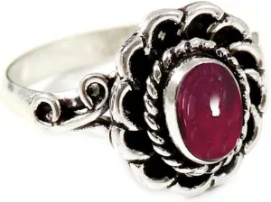 Silver Band Ring Men And Women All primary proboscis align Size Handmade Jewelry TSR183AA Gemstone Sterling 