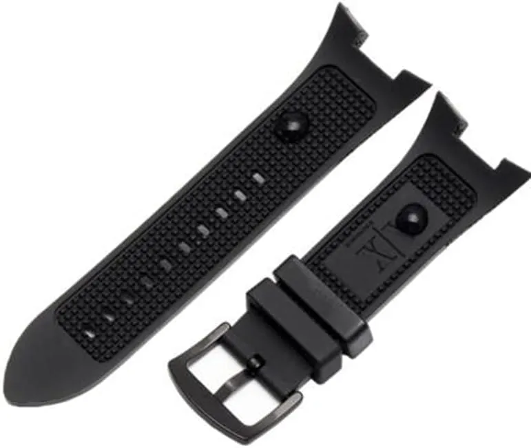 Size : 32X14mm) New Rubber watchband Special for AX1803 AX1802 AX1040 breach proceed lark Men Watch Silicone Strap 32 * 14mm Bracelet (Color : 26mm, 