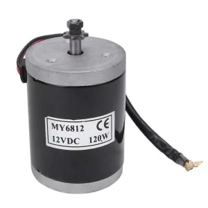 Small Brush Motor with Belt Pulley Electric Scooter E Bike Accessory 12V Motor 65W,Sprocket Belt Pulley for Scooter,Brushed Motor,MY6812 arsenic 12V 120W High Speed 