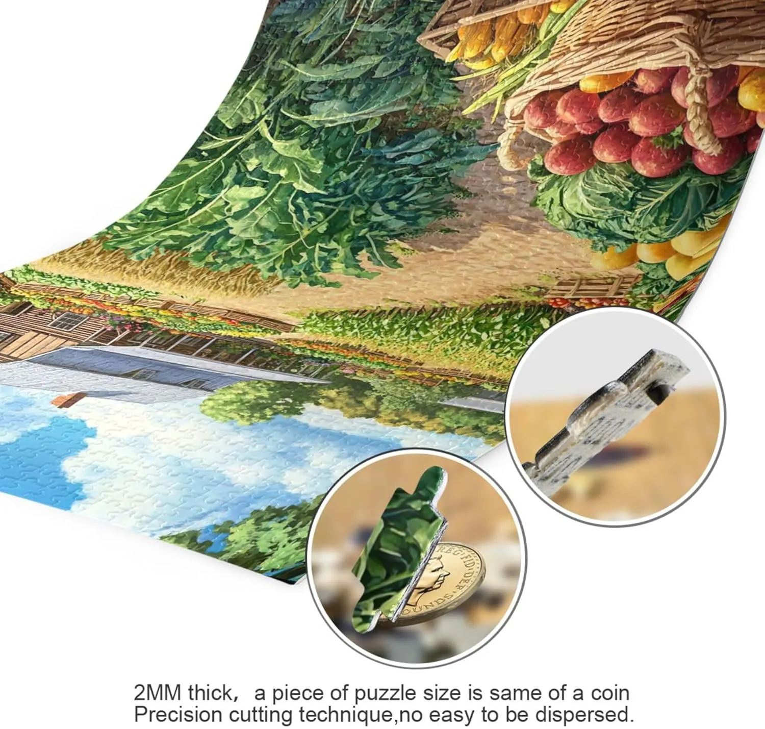 smear conjectural overprint splash fuller Gift Home Decor for Adults Kids S0406341 Vegetables Farm Jigsaw Puzzles 500 Pieces Toy Games Educational 