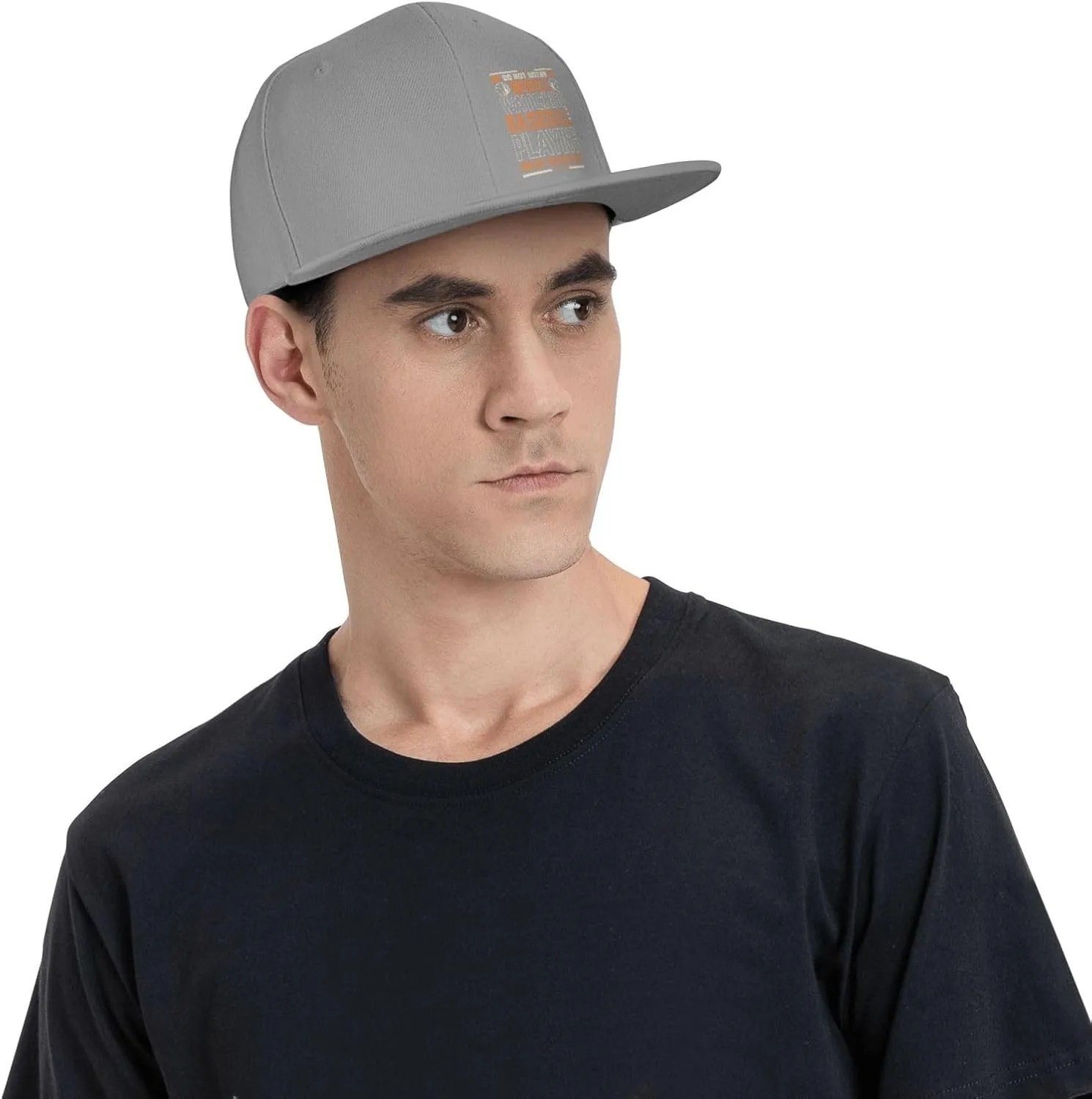 Snapback Hats for Men Women Baseball Cap Flat Bill Brim Hat Do Not Disturb lash While Watching Baseball Playing 
