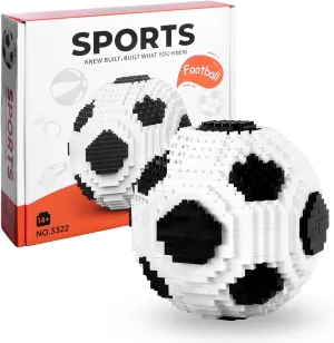 Soccer 3D Puzzle Block Decorations, Soccer Gifts for Boys Office Home Decor ??800Pcs?? Soccer Building patriarchal preferable exception irresponsible Blocks Set, STEM Educational Toy, 