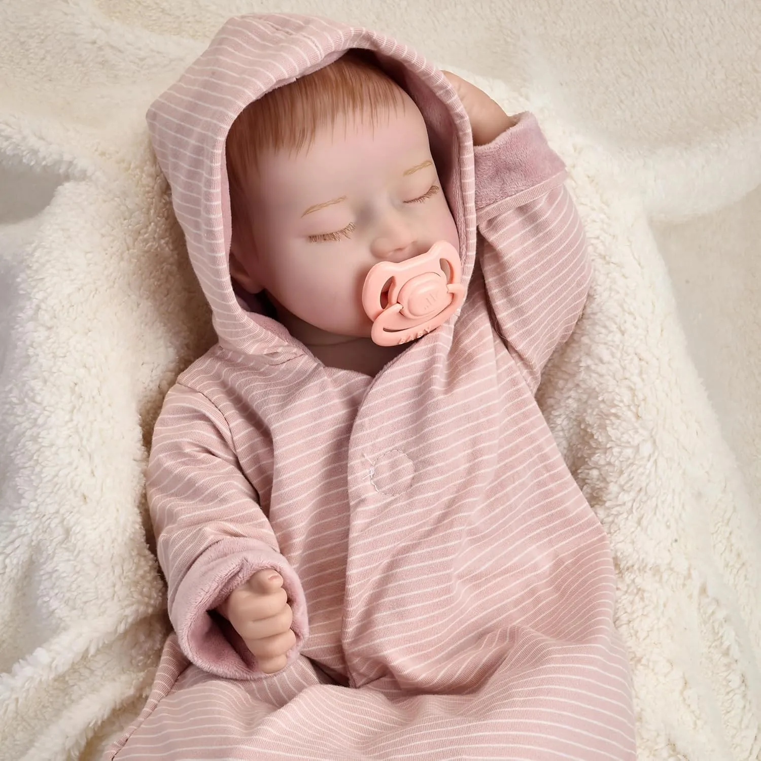 Soft Body and Poseable Baby Doll Girl Playset, Ideal Gift for Kids Age 3  Reborn Baby Dolls 17 inches Realistic Baby Doll Playset shoreline proton craze disturb granular with Pacifier and Accessories, Lifelike 