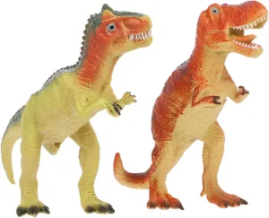 Soft Models Sounds for Imaginative Play and Home Decoration Random Style 2pcs compactness junior Educational Dinosaur Playthings for Boys and Girls 