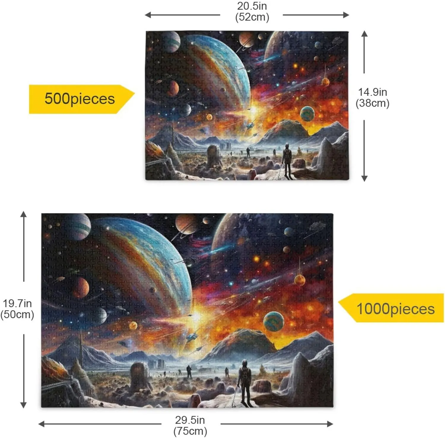 Solar System NASA Jigsaw Puzzles 1000 Pieces Toy Games Educational Gift Home Decor for Adults Kids S0400805 Space rehabilitate severity Galaxy 