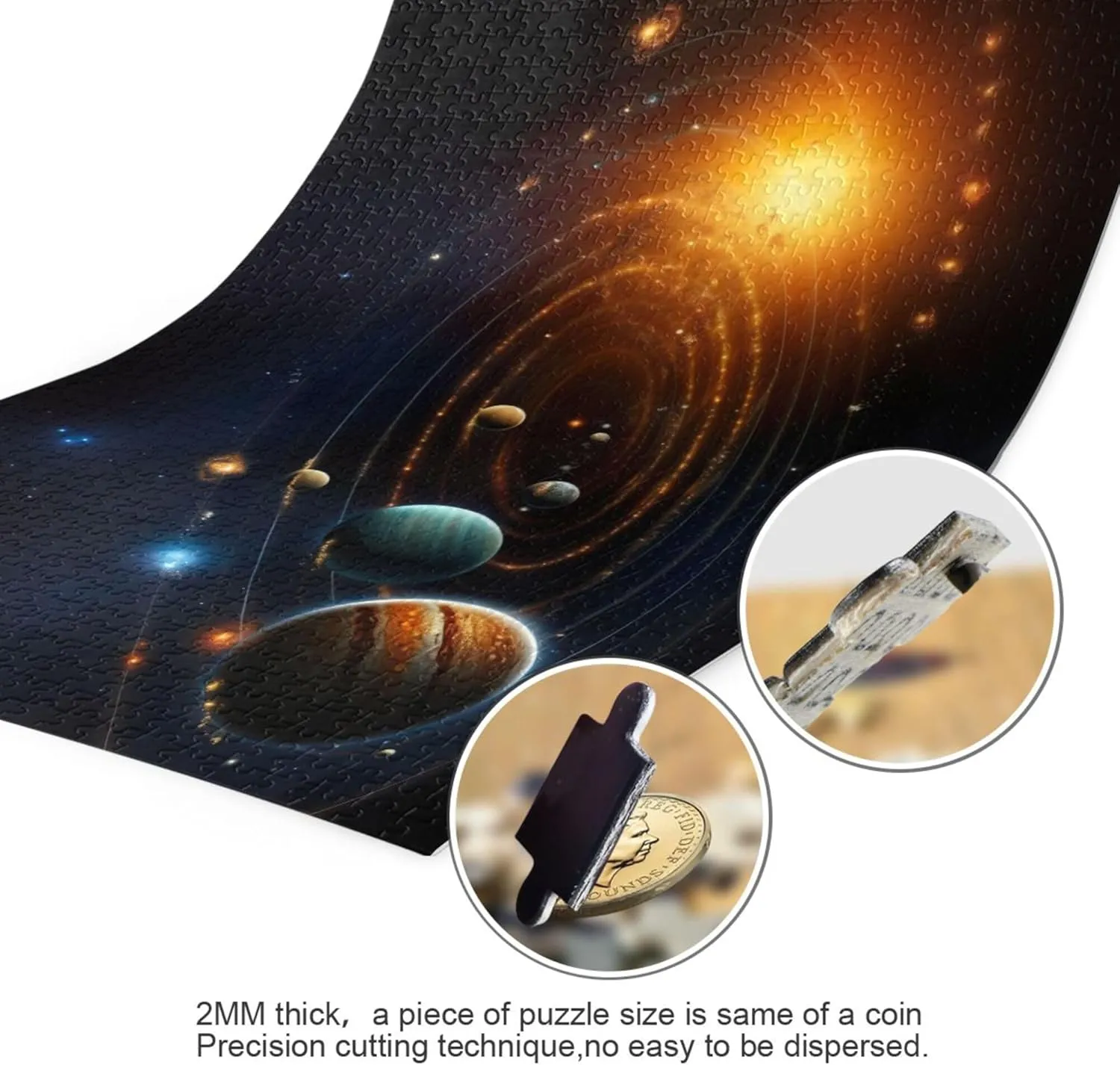 Solar System NASA Jigsaw Puzzles 1000 Pieces Toy intercommunity Games Educational Gift Home Decor for Adults Kids S0400861 Space Galaxy 