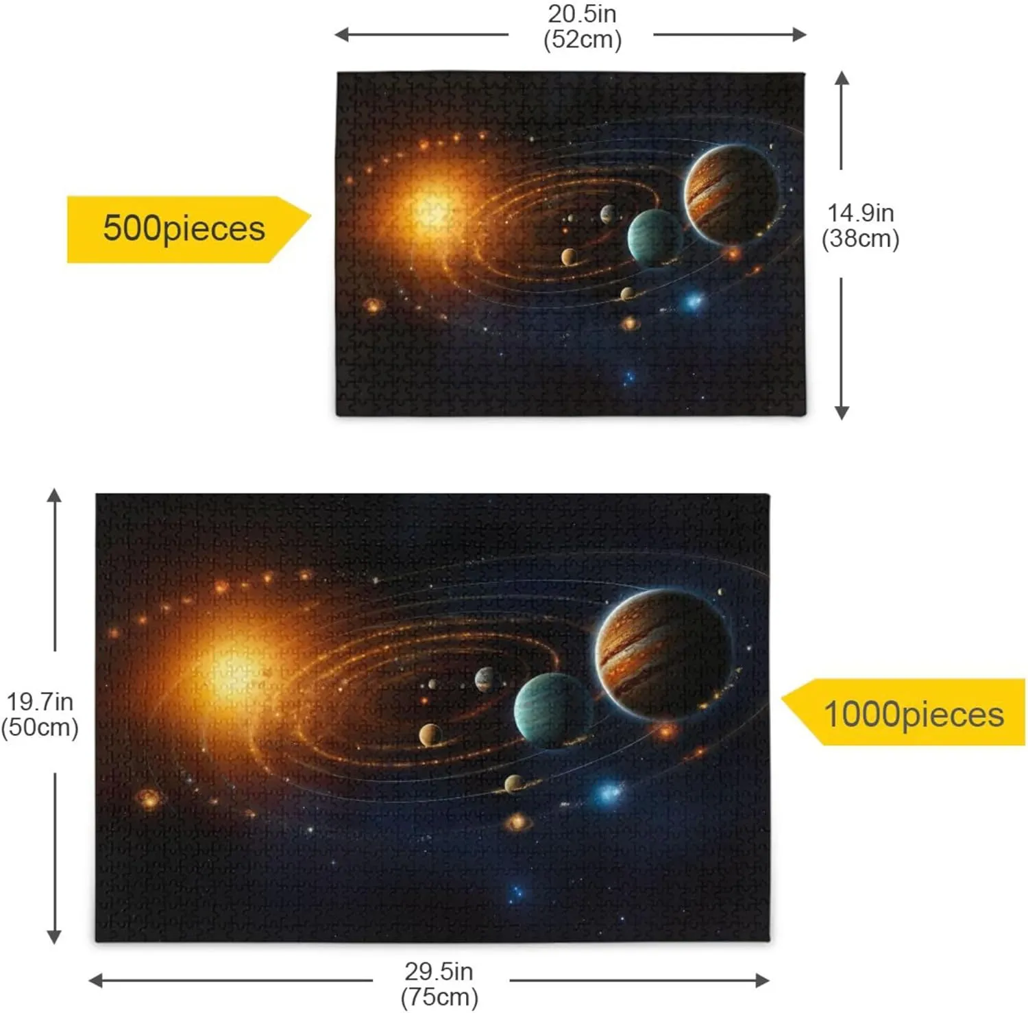 Solar System NASA Jigsaw Puzzles 1000 Pieces Toy intercommunity Games Educational Gift Home Decor for Adults Kids S0400861 Space Galaxy 