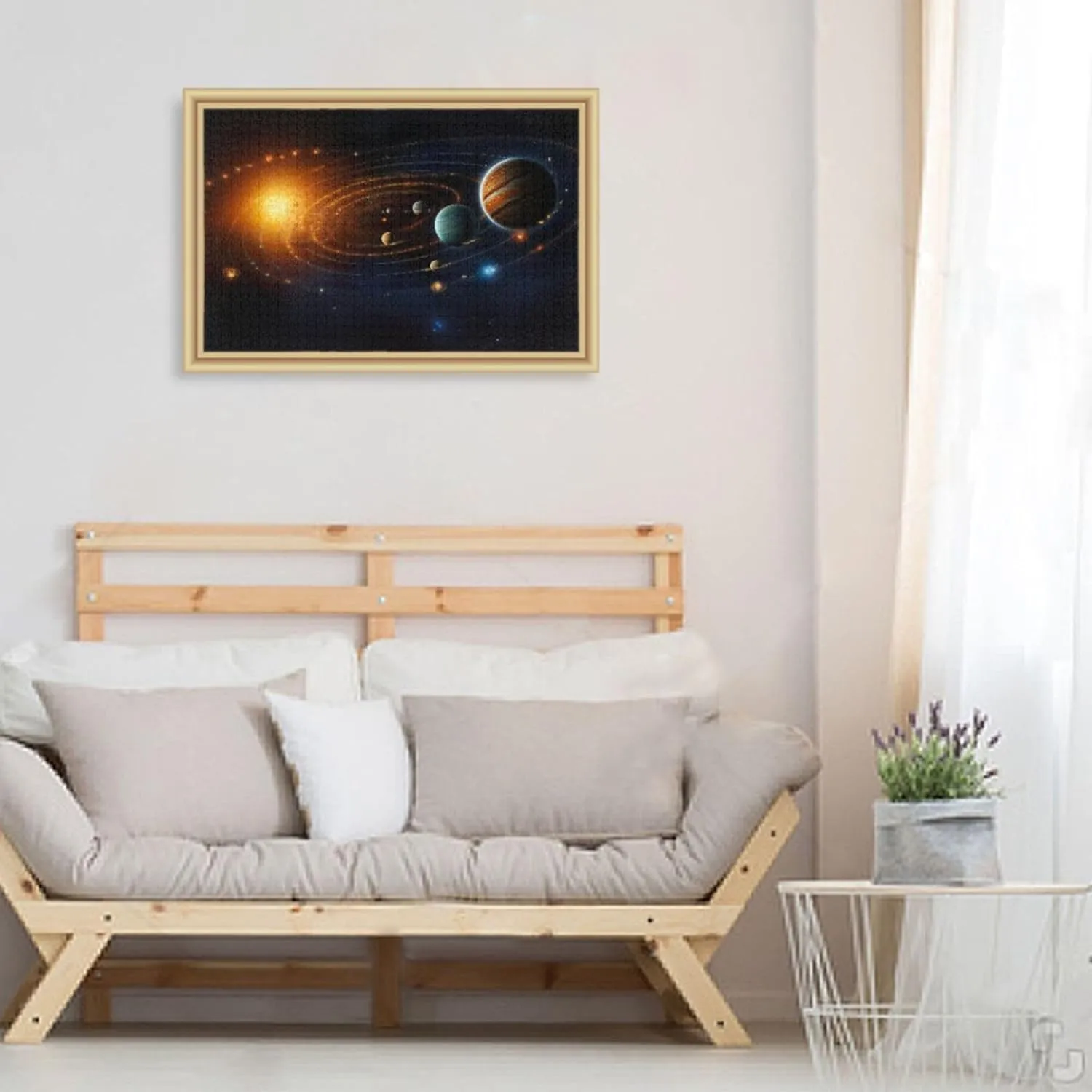Solar System NASA Jigsaw Puzzles 1000 Pieces Toy intercommunity Games Educational Gift Home Decor for Adults Kids S0400861 Space Galaxy 