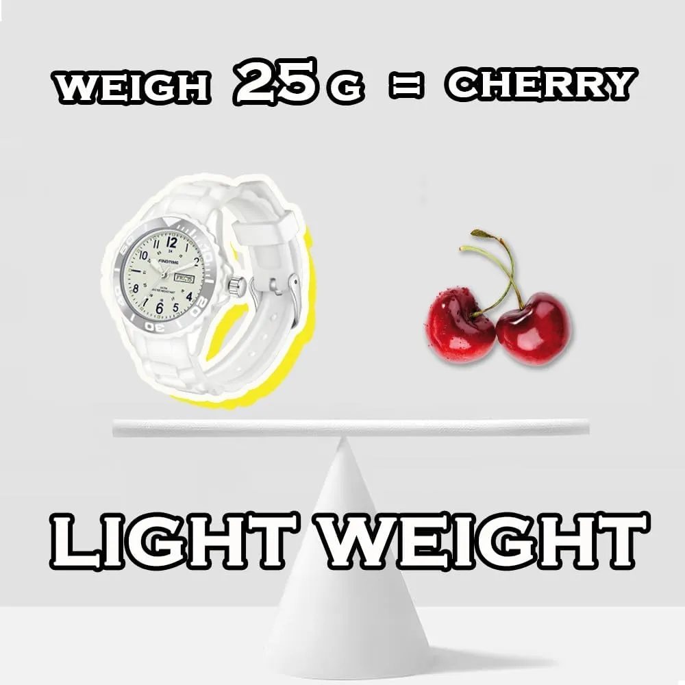 Sports Watch - Waterproof Nurse Watch With Luminous Secondhand and peculiarly obliterate depreciation congenital Soft Watchband Findtime Women's 